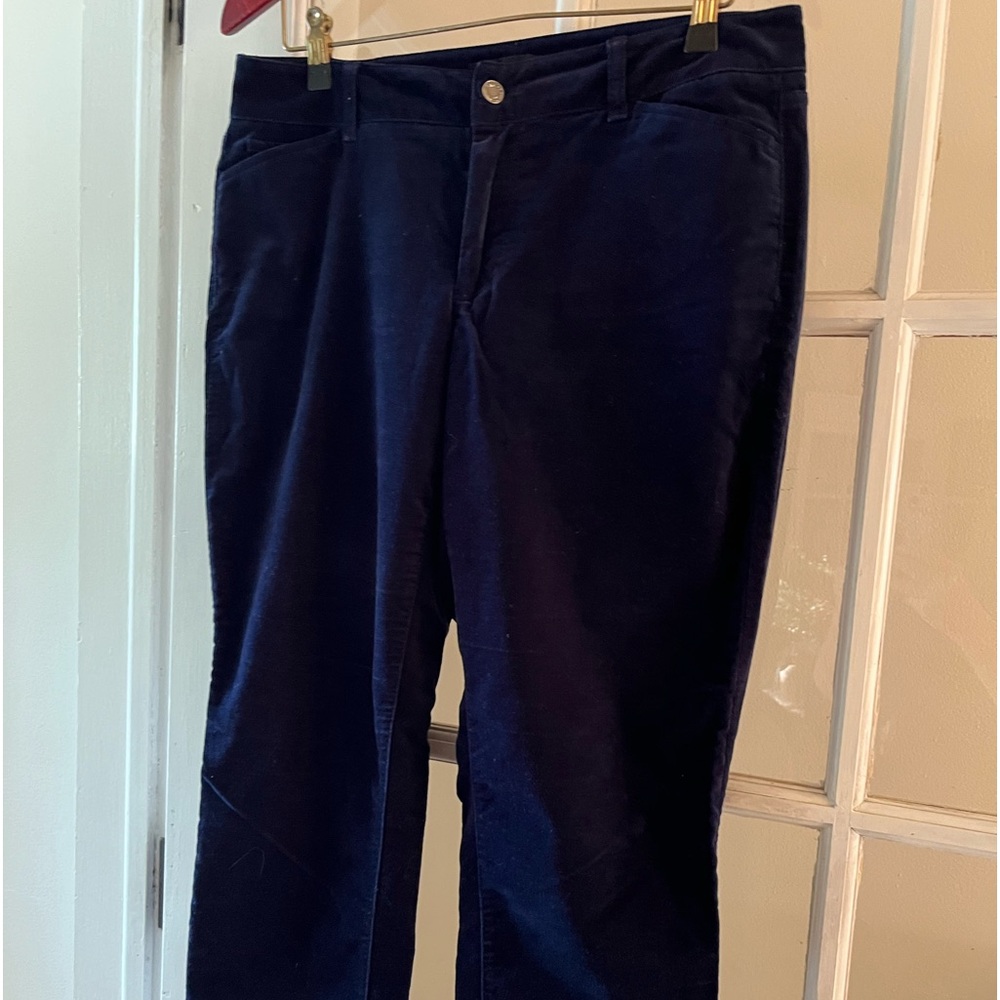 Tommy Hilfiger size 12 ladies navy slim cords pants